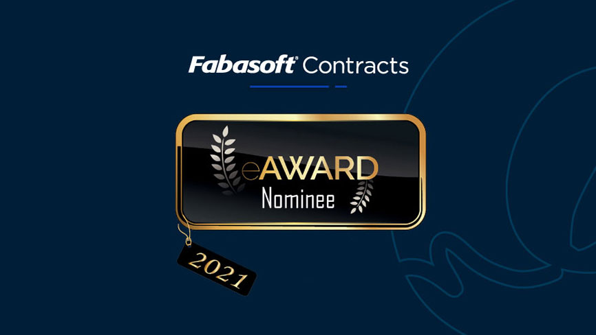 Fabasoft Contracts E-Award Nominee 2021