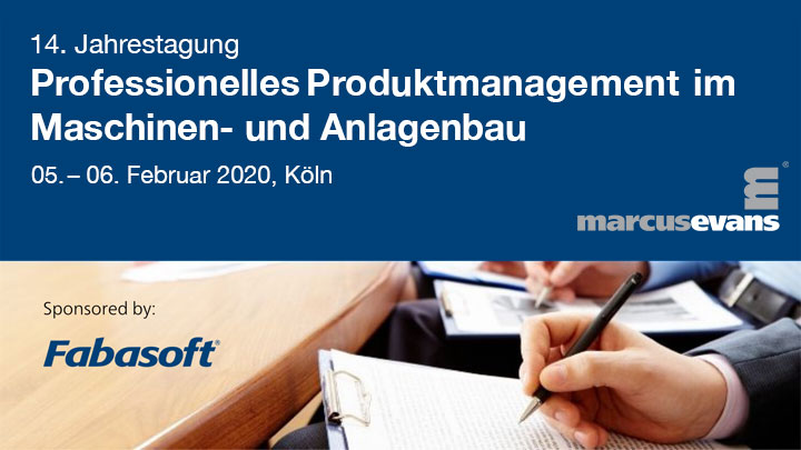 14. Jahrestagung – Professionelles Produktmanagement im Maschinen- & Anlagenbau