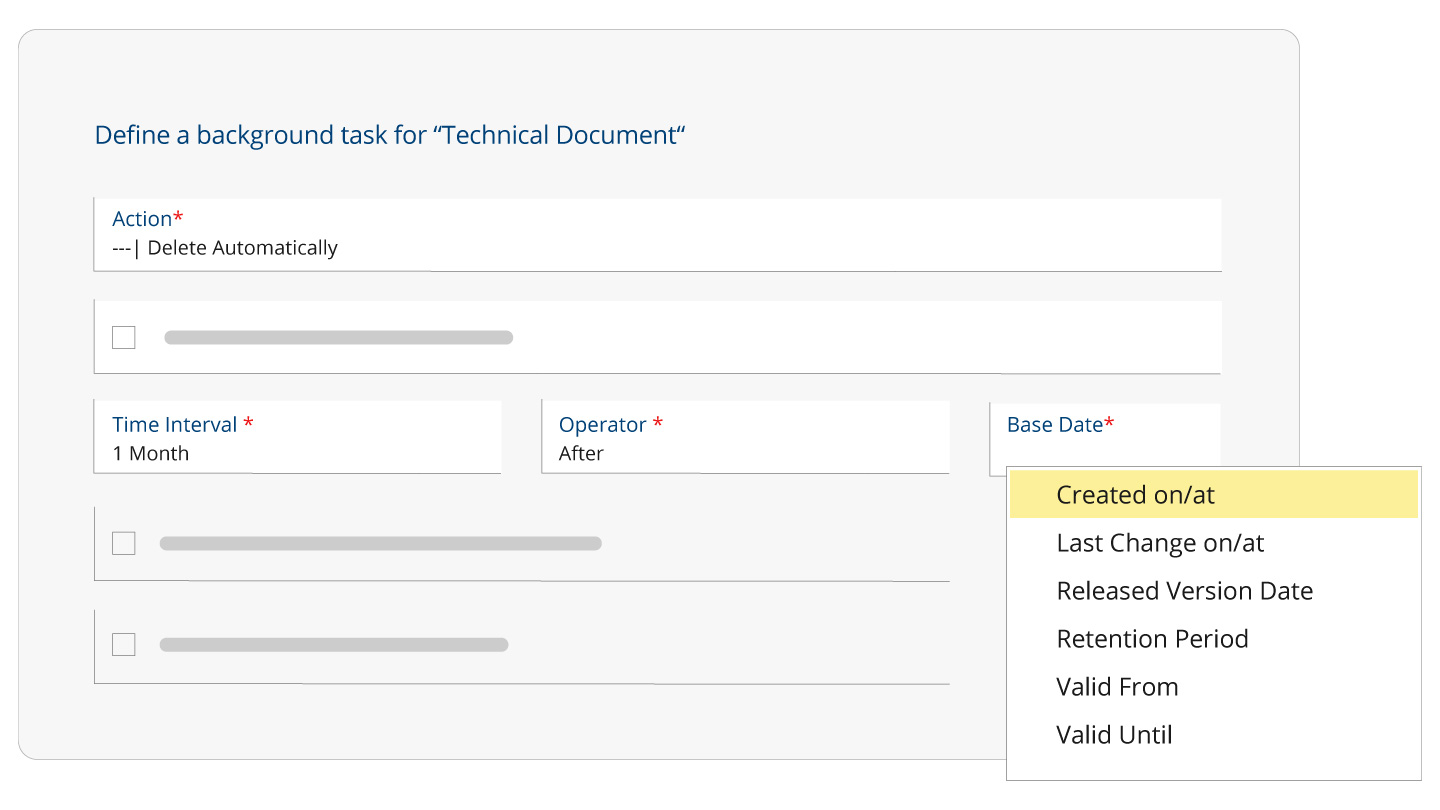 Use categories to steer deadlines and processes