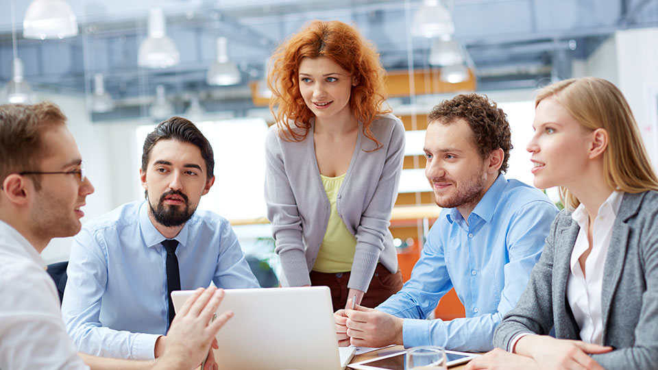 Stockfoto Besprechungssituation