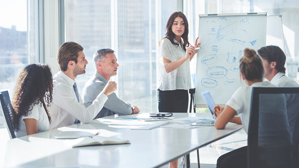 Stockfoto Besprechungssituation