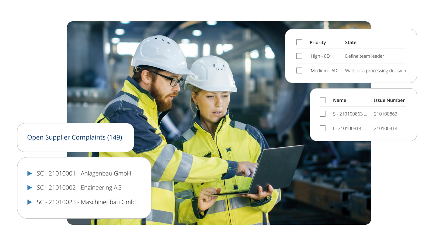 Employees receive automated measures according to the 8D method