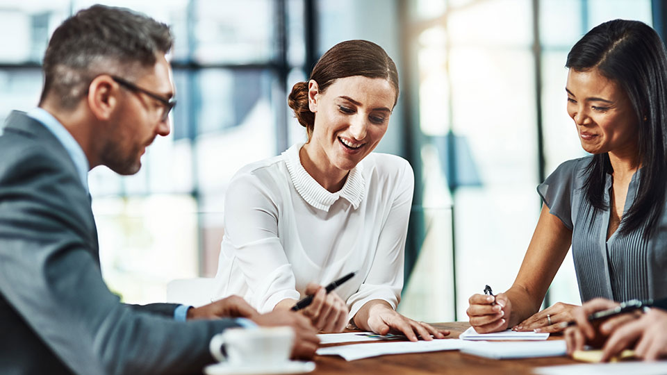 Stockfoto Besprechungssituation