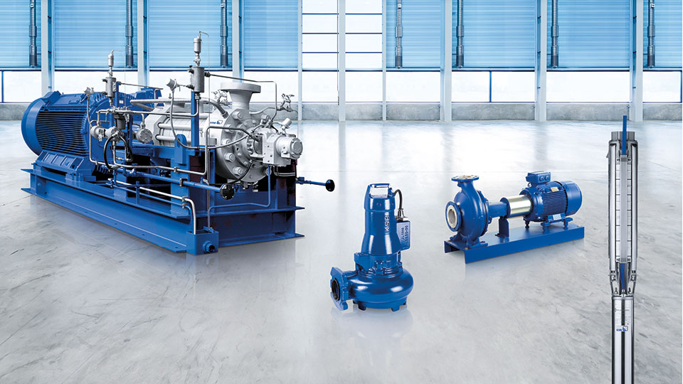 Verschiedene KSB-Pumpen