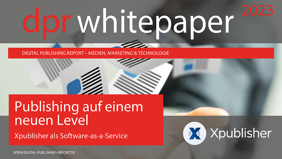 Titelbild für das dpr Whitepaper 2023: Publishing auf einem neuen Level