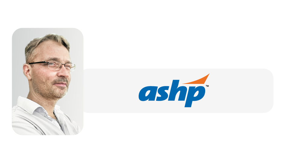Photo of Michiel Klein Swormink, Senior Director, Publishing Operations and Business Development, American Society of Health-System Pharmacists