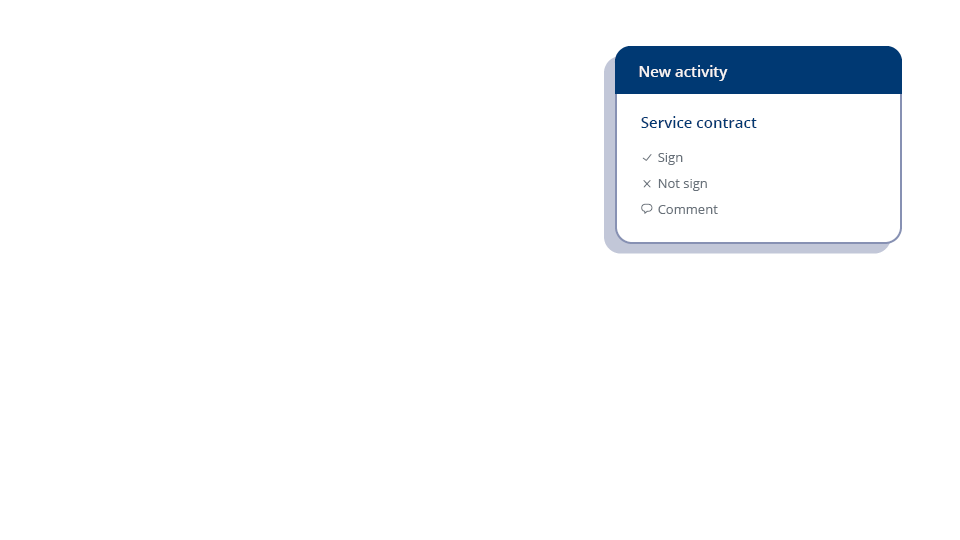 Illustration of a business process