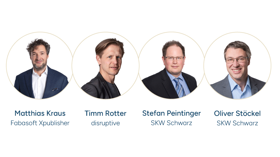 Matthias Kraus, Timm Rotter, Stefan Peintinger und Oliver Stöckel