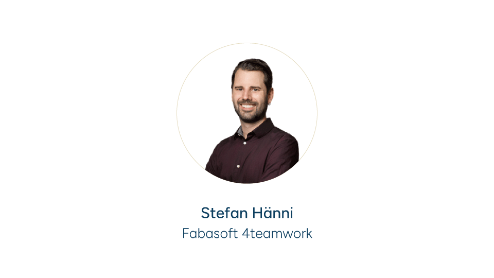 Stefan Hänni von Fabasoft 4teamwork