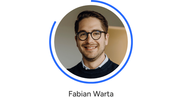 Portraitfoto von Fabian Warta, Ansprechpartner Fabasoft Xpublisher