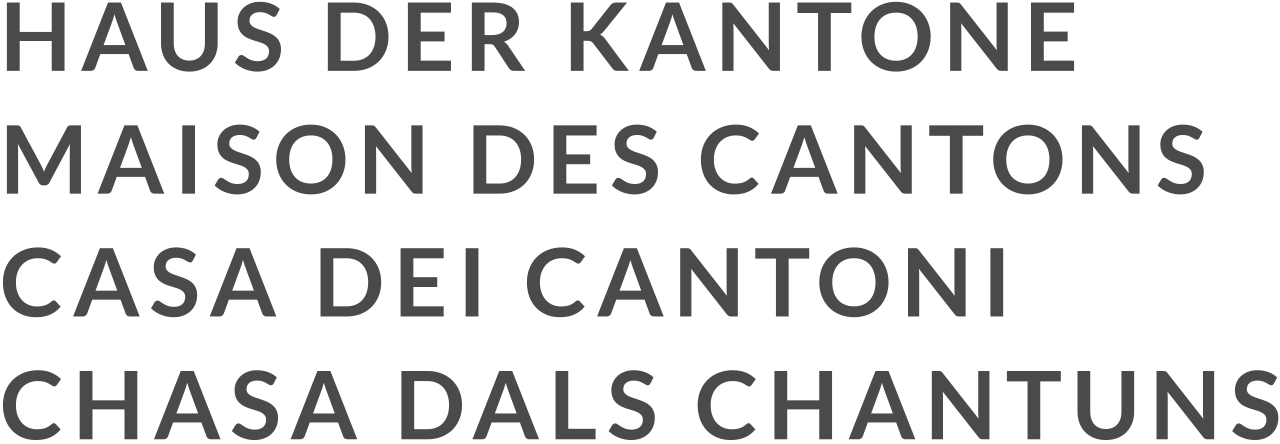 Logo Haus der Kantone