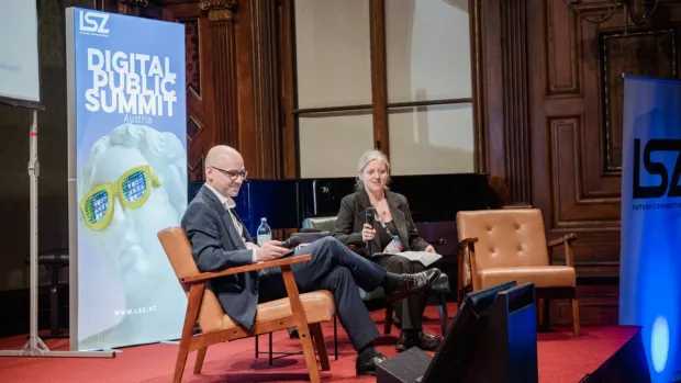 LSZ Public Summit 2026 Strokosch Miller Bühnengespräch