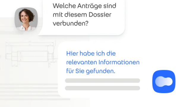 Chat zwischen Mensch und KI