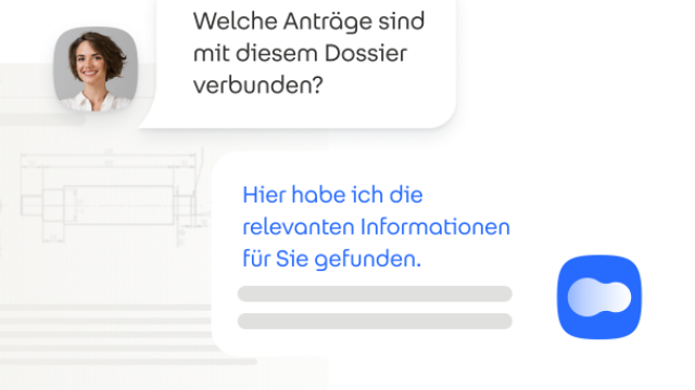 Chat zwischen Mensch und KI