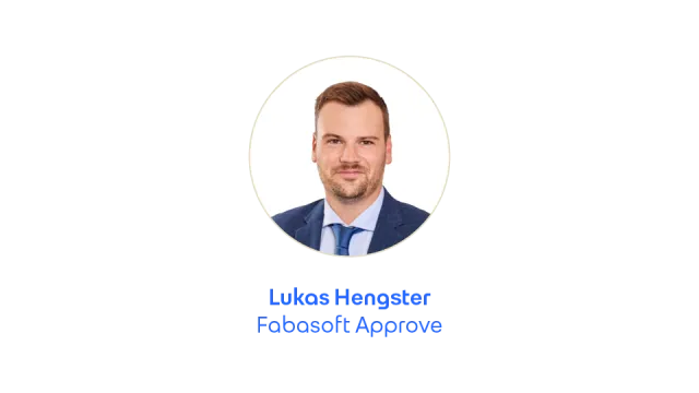 Lukas Hengster, Customer Success Manager bei Fabasoft Approve