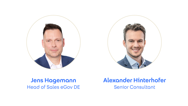 Portrait der Speaker Jens Hagemann und Alexander Hinterhofer