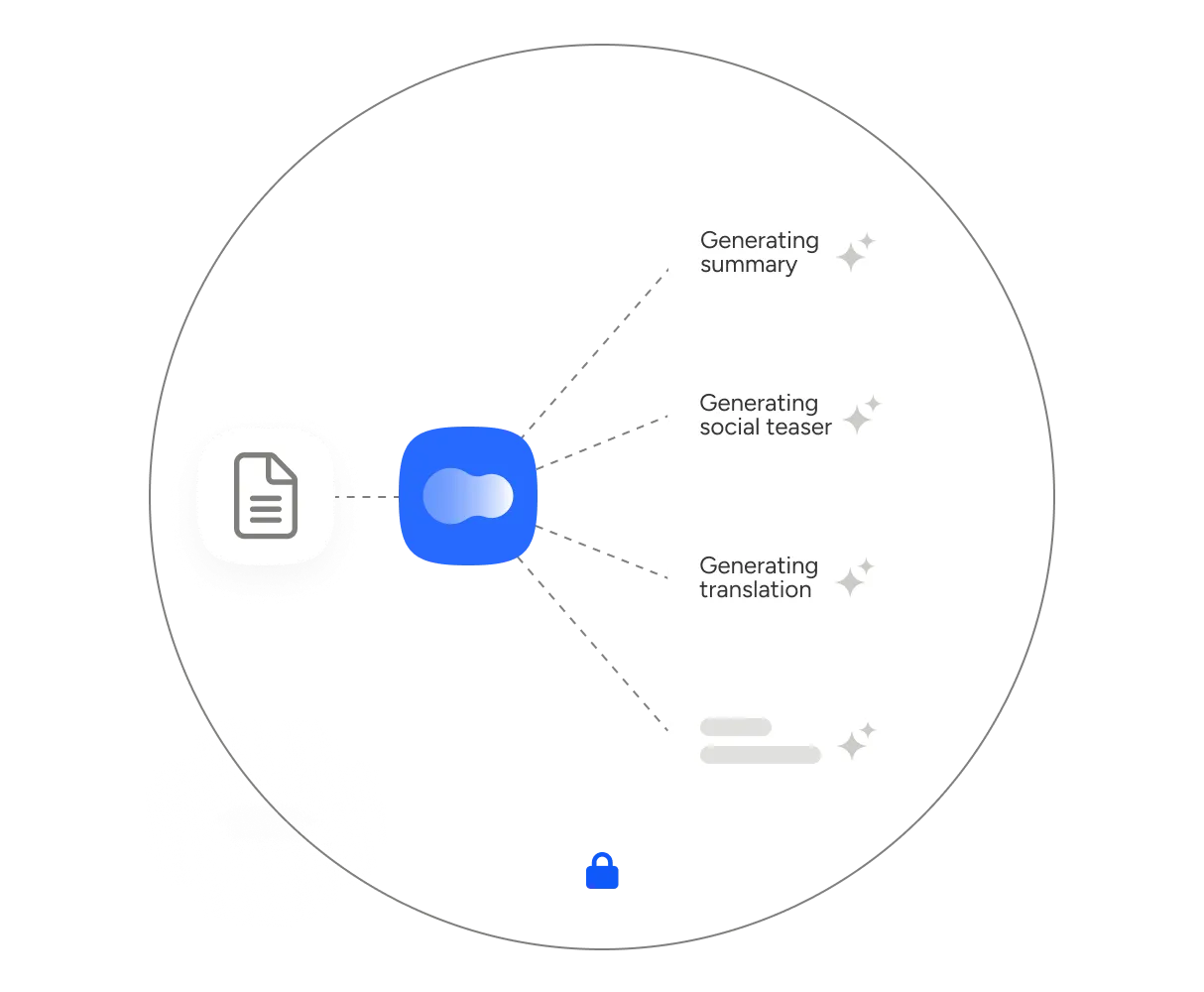 Illustration AI content generation