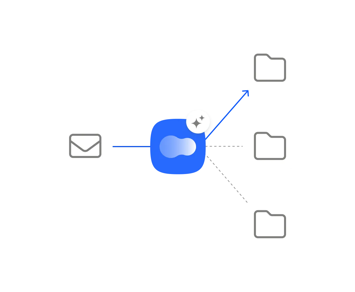 Illustration Simplify administration with AI